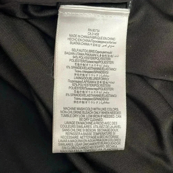 ❤️Host Picks❤️[XS]BCBGMAXAzria Black Moroccan  Draped Jersey V Gown Maxi Dress. - Picture 14 of 14